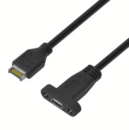 USB-C Type C AliExpress 母头 IO 前面板 PC 连接器接头